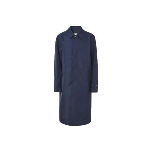 Burberry Пальто Мужское Темно-Королевский Синий