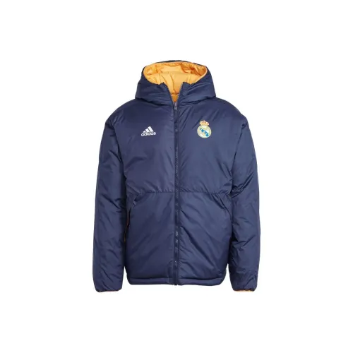 Adidas Пуховик Мужской Ink Синий