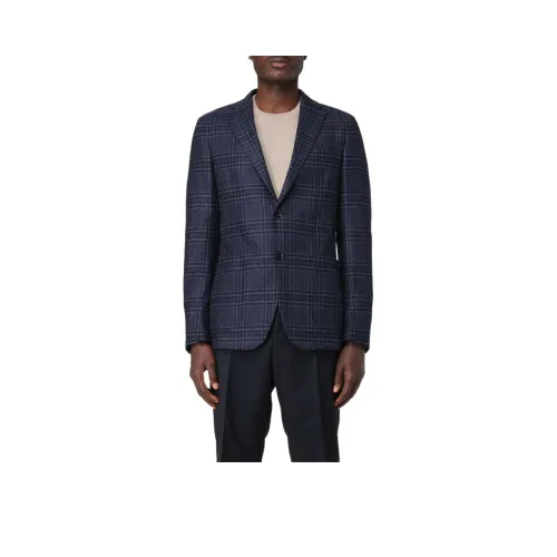 Zegna Бизнес-костюм Пальто Мужское Синее