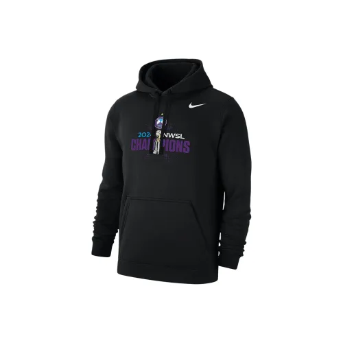 Nike NWSLClub Orlando Pride Champions Флис Пуловер Толстовка Мужской Черный