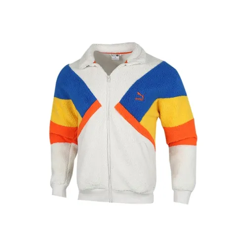 PUMA Дымчатый Серый Мужской Бархат Куртка