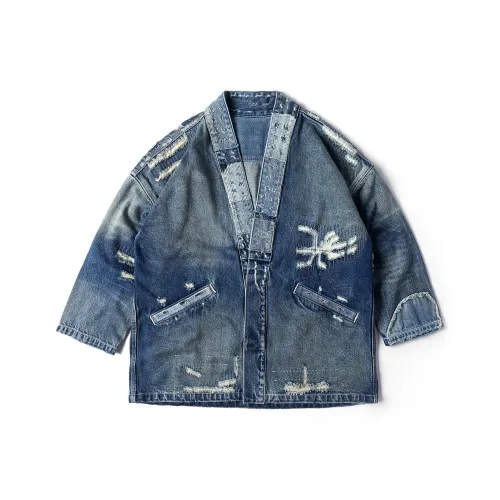 SEED CLUB Denim Jacket Men's Blue