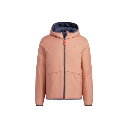 Adidas Пуховик Мужской Глиняного цвета с слоем