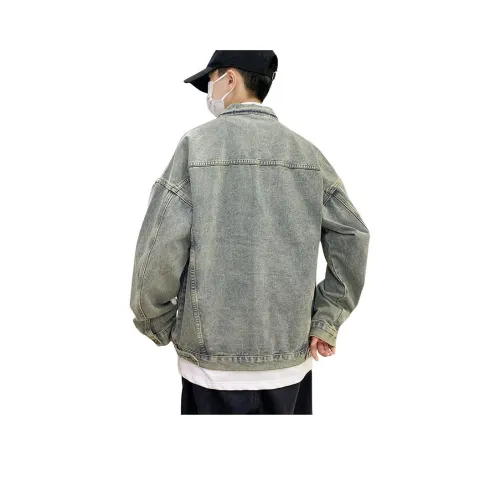 VALKOMM Винтажный синий Унисекс Джинсовые куртки