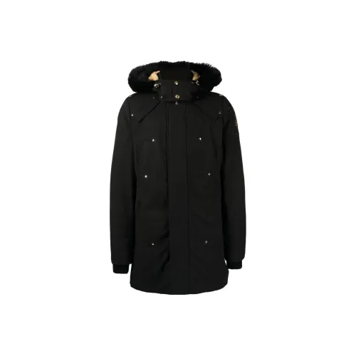Moose Knuckles Черное Мужское Пальто