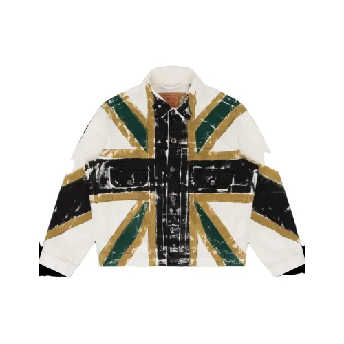 Denim Tears совместные бренд Куртки Пальто Унисекс Многоцветные