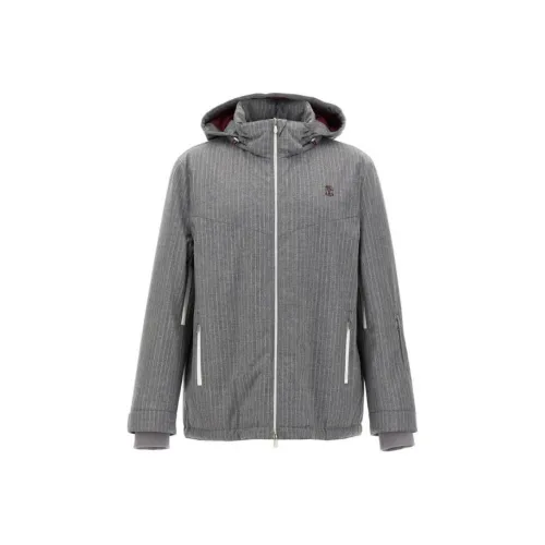 BRUNELLO CUCINELLI Куртки и Пальто Мужской Серый