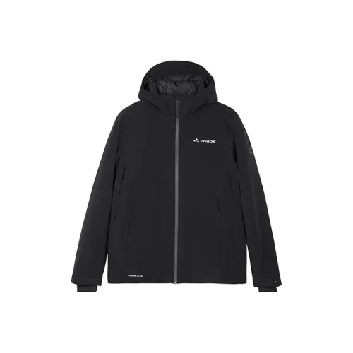 VAUDE С капюшоном хлопковый пуховик мужской