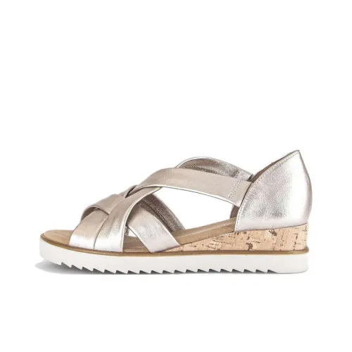 Gabor Comfort Римские Сандалии 4CM Женские Золотые