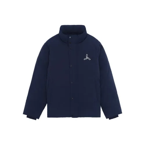 LI NING 1990 Classic Collection Темно-морской синий Мужской Пуховик