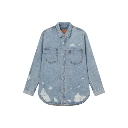 Levi's Denim Куртка Мужская Средняя Темно-Синяя