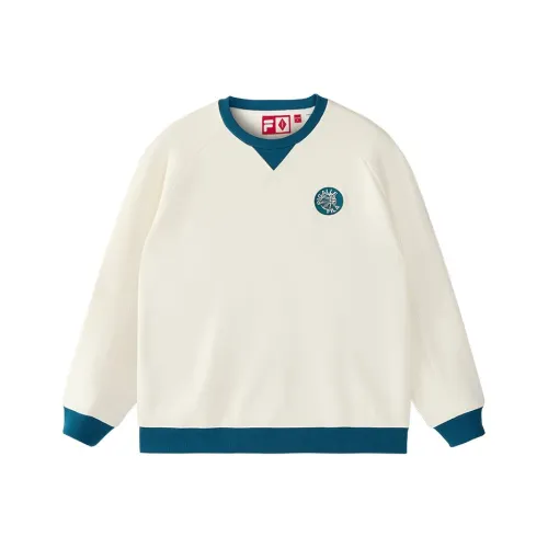 FILA FUSION Толстовка Мужская Ванильный Белый