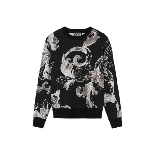 VERSACE Мужские черные свитшоты