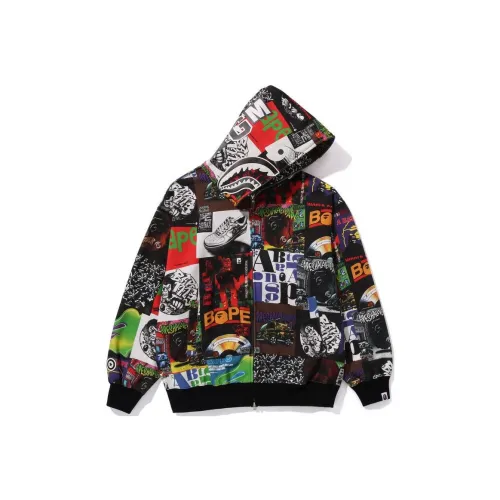 A BATHING APE Мужские черные куртки