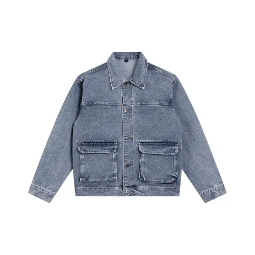 JASONWOOD Cowboy on the Run Denim Jacket Unisex Ice Blue