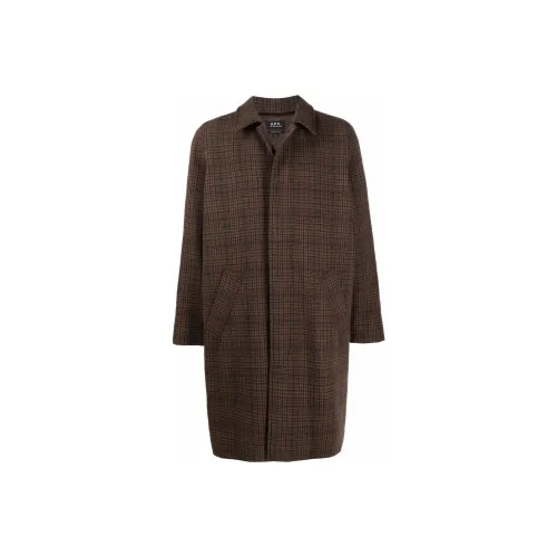 A.P.C. Joint Paragraph Коричневый Мужской Пальто