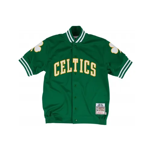 MITCHELL NESS Бейсбольная куртка Celtics Мужская Зеленая