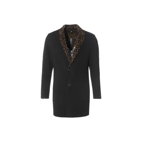 RARE Черное Кофейное Мужское Пальто