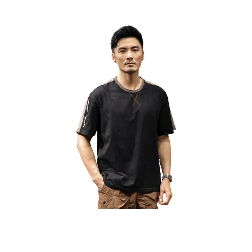 LUJIEBANG Черные Мужские T-рубашки