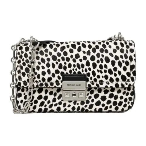 MICHAEL KORS Tribeca Ткань Сумка через плечо Стандартная Женская Черная и Белая