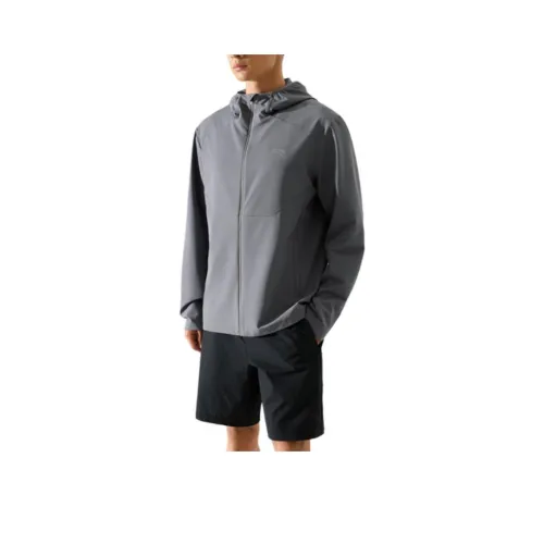 ANTA RUNNING Collection Водонепроницаемый Устойчивый к истиранию Ветрозащитный Ветровка Мужской ROAD Trace Серый