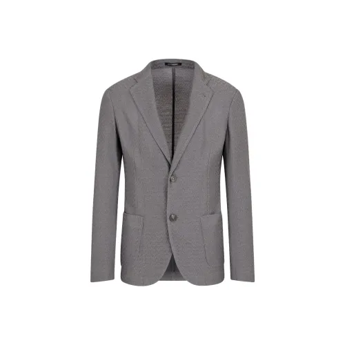 EMPORIO ARMANI Бизнес-костюм мужской серый