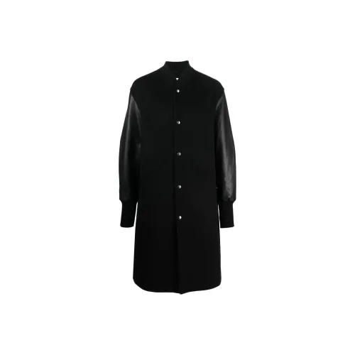 JIL SANDER Мужское черное пальто