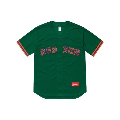 Supreme SS19 Унисекс Бейсбольные Джерси