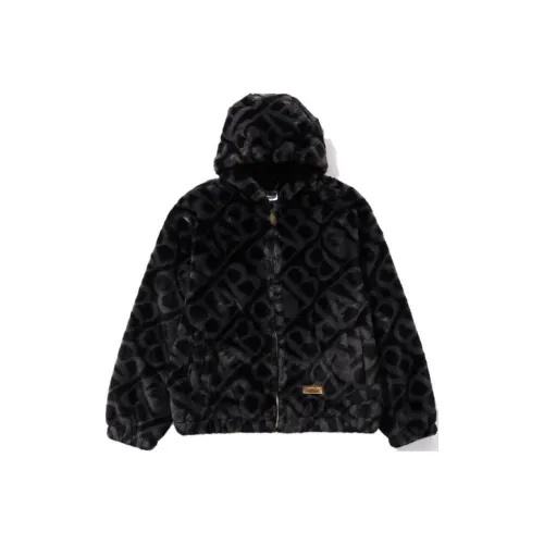 A BATHING APE Мужские черные куртки