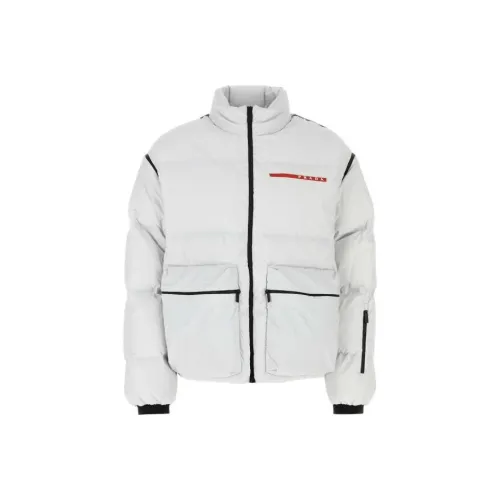 PRADA Белый Мужской Пуховик