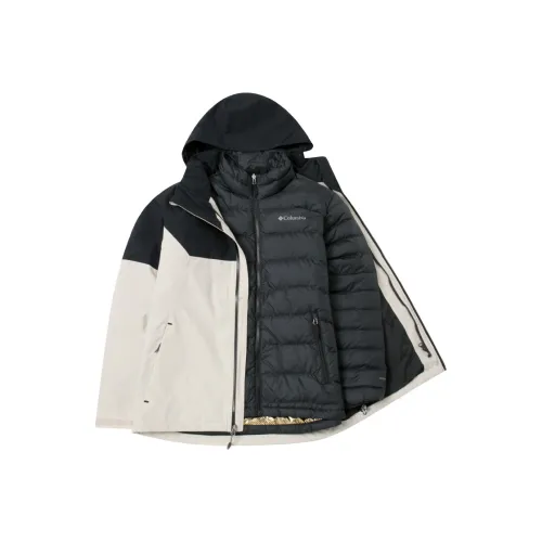 Columbia Поход Водонепроницаемый и Ветрозащитный для Сохранения тепла Ветровка Мужская Бежевая