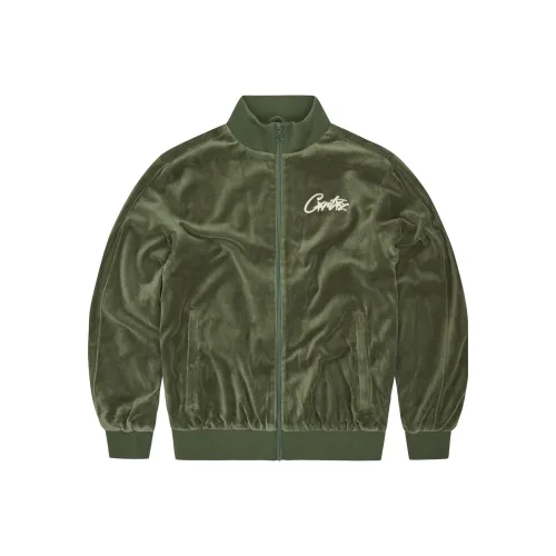 Corteiz Velvet Feel Coat Men's Green