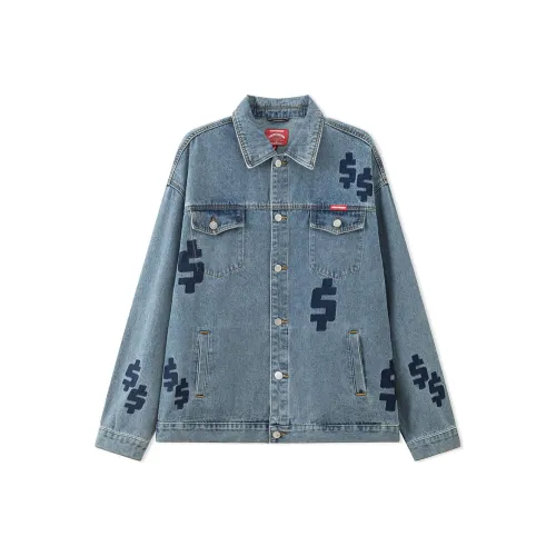 SPRAYGROUND Denim Jacket Unisex Denim Blue SPRAYGROUND Деним Куртка Унисекс Джинсовый Синий