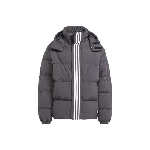 Adidas Originals Rifta Down Regen С капюшоном Пуховая куртка Пуховик Пальто Мужской Черный