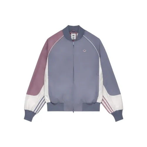 Adidas Originals X CLOT Куртки и Пальто Унисекс Серебристо-Серый Фиолетовый