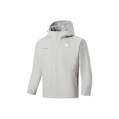 PEAK Тренчкот Мужской Светло-Серебристый Серый