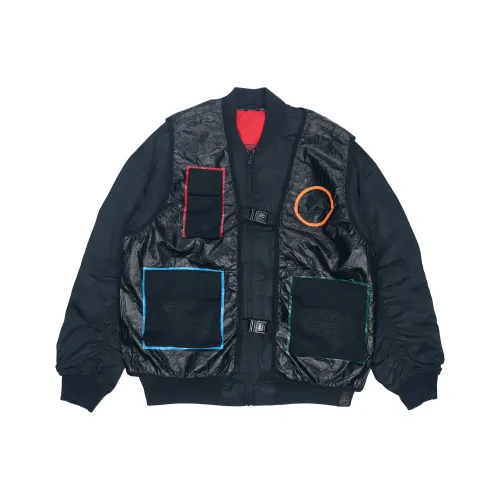 Converse CNY Утепленный Бейсбольная куртка Мужской Черный