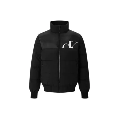 Calvin Klein Космический Черный Мужской Пуховик
