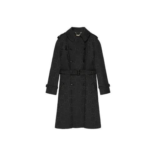 GUCCI Мужское черное пальто