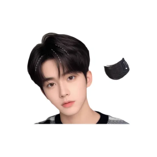 MUNINGFEI Мужской Незаметный Real Волосы PIECES Парики Увеличивающие Объем и Наполняющие AT The Crown