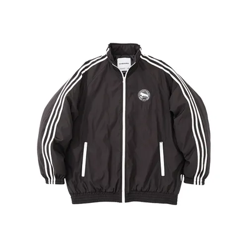 TURNTHETABLES FW22 Stripes Turn-down collar Loose fit Cotton down jacket Unisex