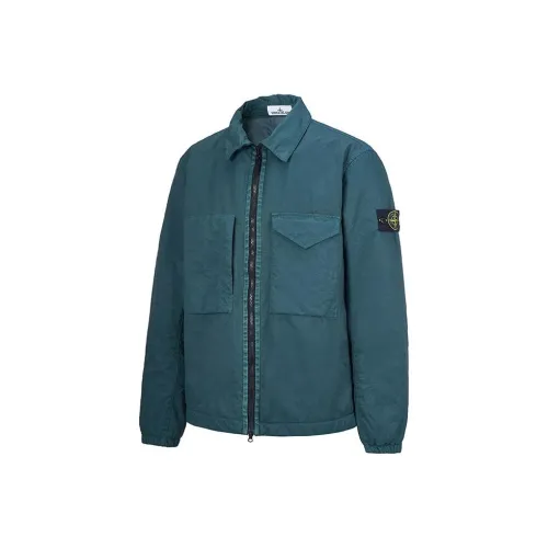 STONE ISLAND Хлопковый пуховик мужской