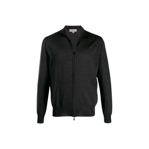 Canali Куртки и Пальто Мужской Темно-Серый