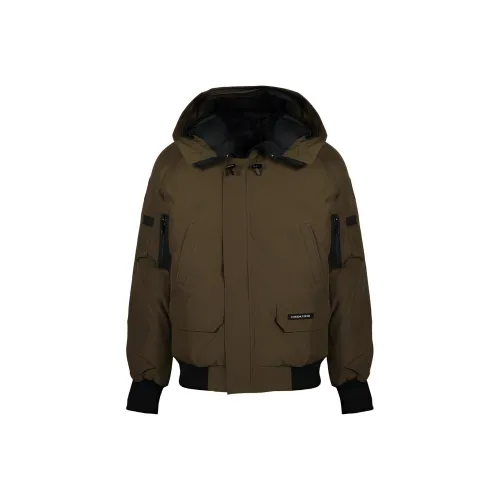 Canada Goose Chilliwack Series Пуховик Пальто Пилот Куртка Мужской Оливково-зеленый
