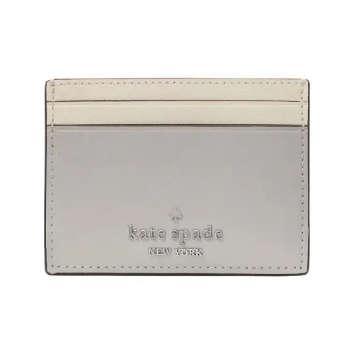Kate Spade Saffiano Кожа Держатель для карт Маленький Женский Платиновый серый Многоцветный