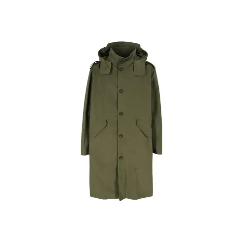 A.P.C. Joint Paragraph Зеленое Мужское Пальто
