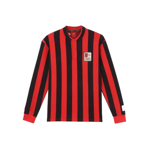 PUMA Свитшот AC Бежевый Синий 125 Anniversary Commemorative Edition Мужской Черный Красный