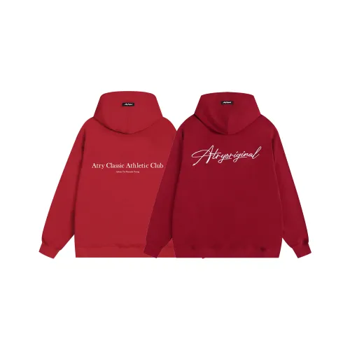 Atry Толстовка Унисекс 2 упаковки Счастливый Красный