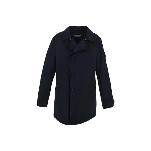 Stone Island Мужские куртки морского синего цвета