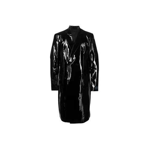 RAF SIMONS Черное Мужское Пальто